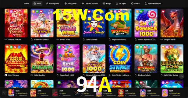 94A: A Experiência de Casino com Jogos de Mesa ao Vivo